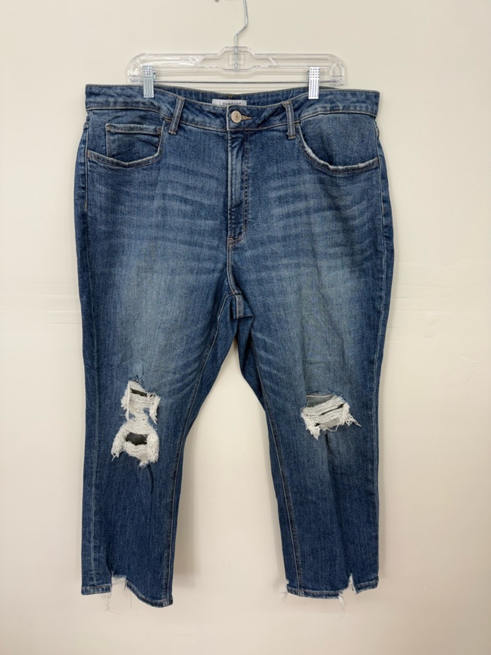 Lovervet Distressed Cropped Women’s Jeans E21